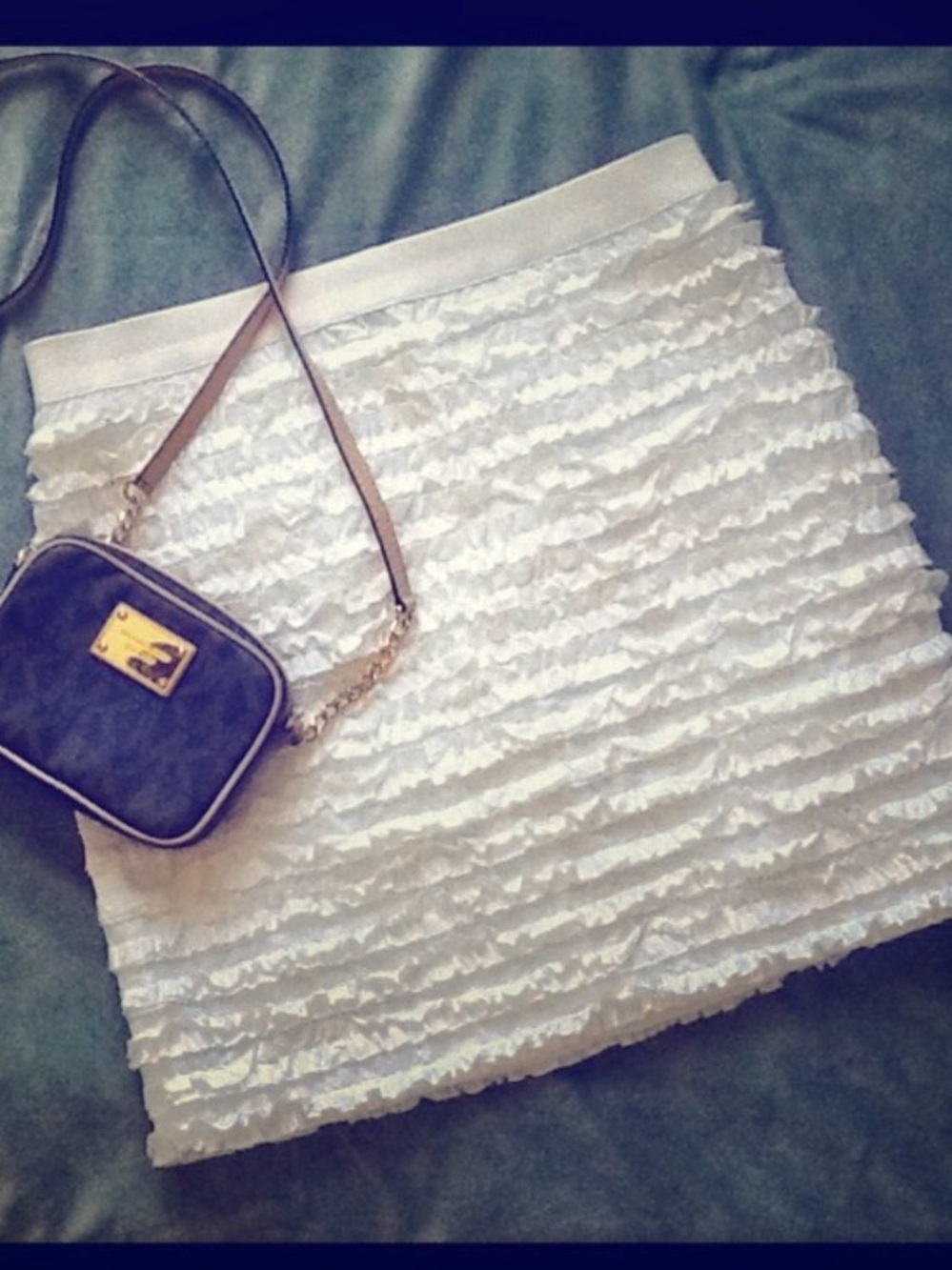 Michael Kors Ruffle Mini Skirt